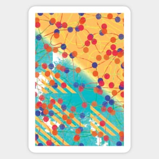 Abstract Beach Voleyball Sticker